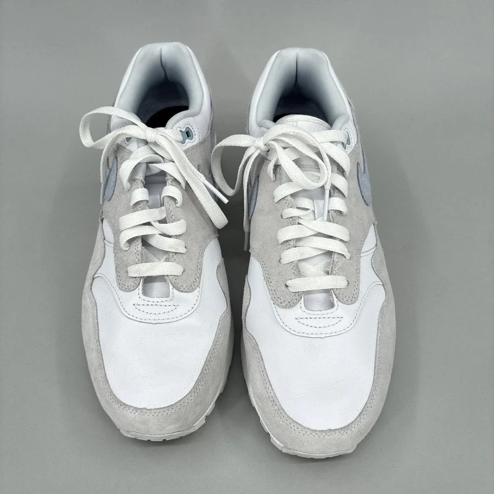 Nike Air Max Shoes By You Mens Size 10.5 White Customized Sneakers FQ8790-900